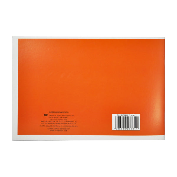 CUADERNO ITALIANO ENGRAPADO ROCA 100 HJ C5 3501 MAN 8A MNK