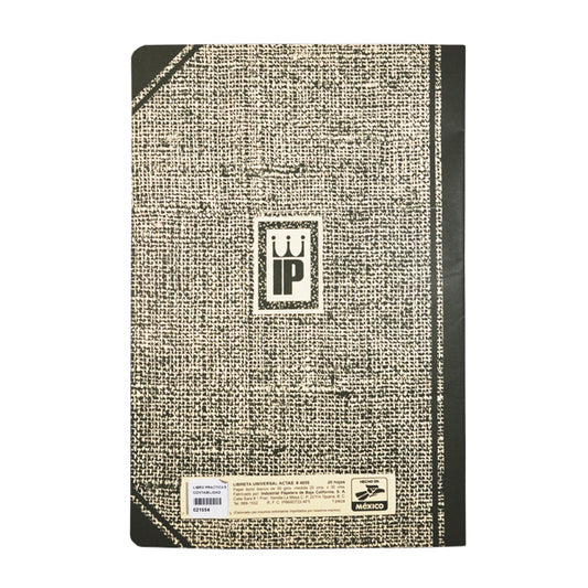 LIBRO PRACTICAS CONTABILIDAD ACTAS 4059-A MAYORISTA PAPELERA
