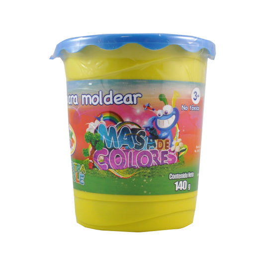 PLASTILINA BOTE 140 GR VINCI FUN KIDS AZUL 53123 DIXON MNK