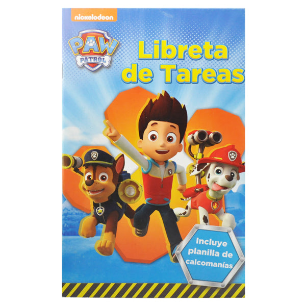 LIBRETA TAREAS ENGRAPADO PAW PATROL GRANMARK MNK