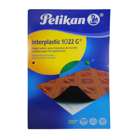 PAPEL CARBON OFICIO NEGRO 1022G 100 HJ PELIKAN