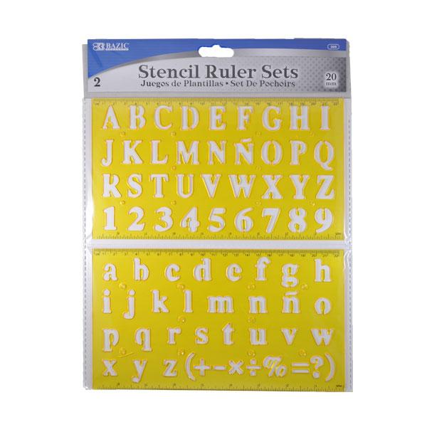 MOLDE DE LETRAS 2 PZ #305 BAZIC