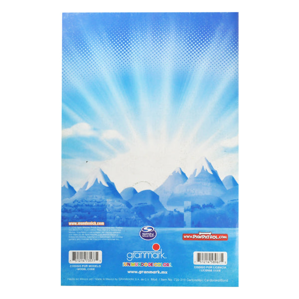 LIBRETA TAREAS ENGRAPADO PAW PATROL GRANMARK MNK