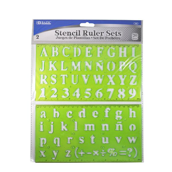 MOLDE DE LETRAS 2 PZ #305 BAZIC