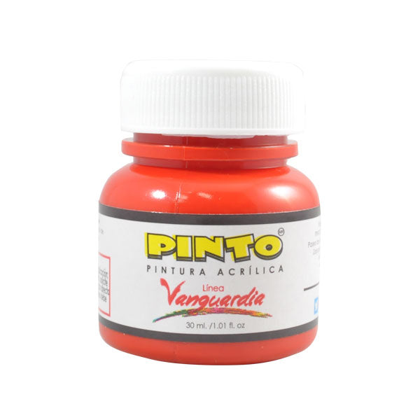 PINTURA ACRILICA 30 ML ROJO 722 PINTO DISTRIBUIDORA