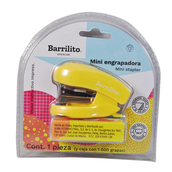 ENGRAPADORA MINI C/GRAPA ESTANDAR 7110 GOBA BARRILITO