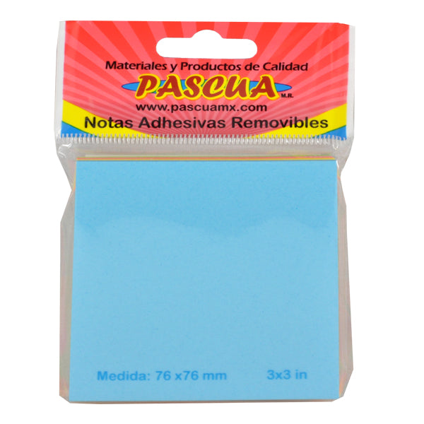 NOTAS ADHESIVAS COLORES 3X3 100HJ PASCUA