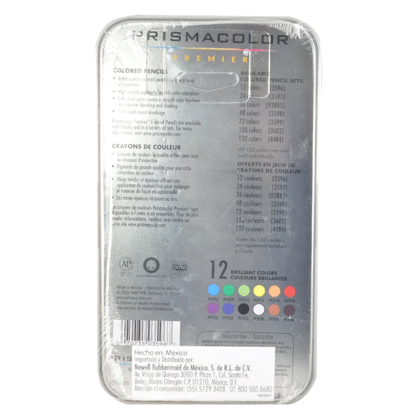 COLORES PRISMACOLOR PROFESIONAL PREMIER 12 PZ NEWELL BEROL