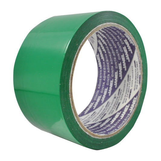 TAPE EMPAQUE VERDE 48X50 MT 090 JANEL