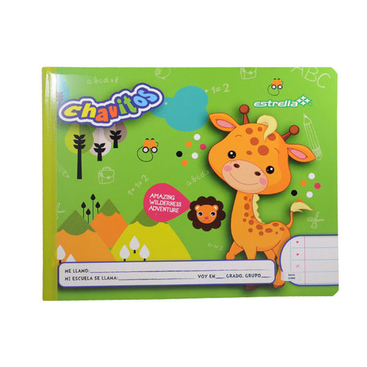 CUADERNO PREESCOLAR COSIDO 72 HJ RAYA ESTRELLA MNK
