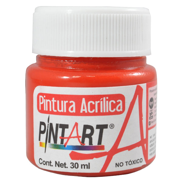 PINTURA ACRILICA 30 ML ROJO NIPON 1177 PINTART