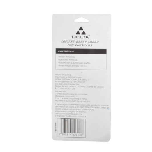 COMPAS PRECISION BRAZO LARGO CDB165 GOBA BARRILITO MNK