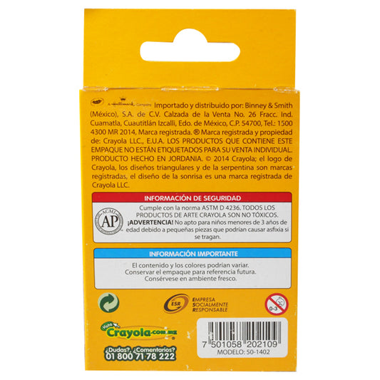 GIS COMPRIMIDO BLANCO 12 PZ CRAYOLA