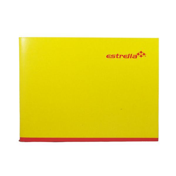 CUADERNO ITALIANO ENGRAPADO 100 HJ C14 ESTRELLA MNK