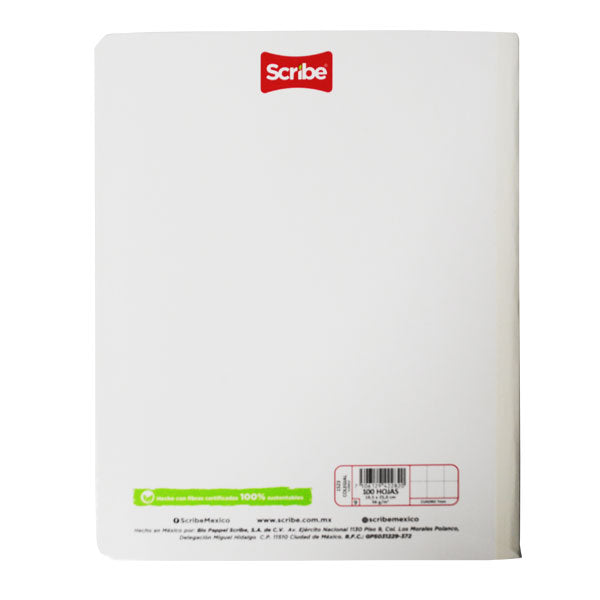 CUADERNO COSIDO COLEGIAL CLASICO 100 HJ C7 SCRIBE MNK