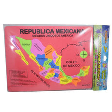 MAPA FOAMY REPUBLICA MEXICANA PASCUA