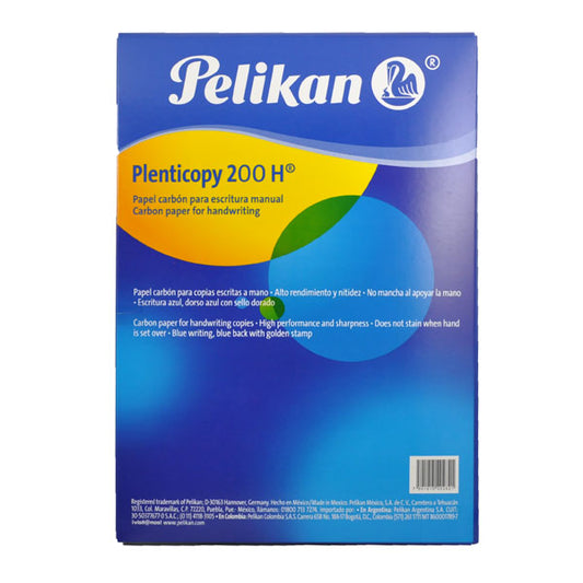 PAPEL CARBON CARTA AZUL 200H 100 HJ  PELIKAN