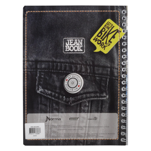 CUADERNO PROFESIONAL DOBLE ARGOLLA JEAN BOOK REVOLUTION 200 HJ RAYA NORMA