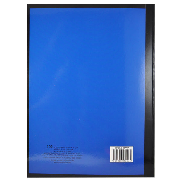 CUADERNO PROFESIONAL COSIDO ROKITA 100 HJ DOBLE RAYA 4202 MAN 8A MNK