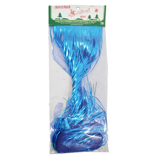 LLUVIA METALICA 70 CM NAVIDAD AZUL NAVIARBOL