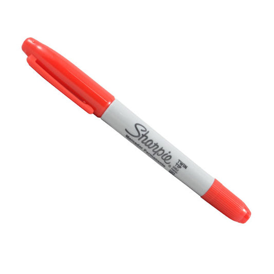 MARCADOR SHARPIE TWIN DOBLE PUNTA ROJO NEWELL BEROL