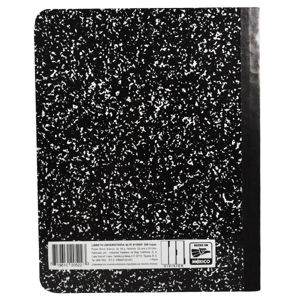 LIBRETA UNIVERSITARIA C/DIVISIONES 200 HJ 1200-D MAYORISTA PAPELERA MNK