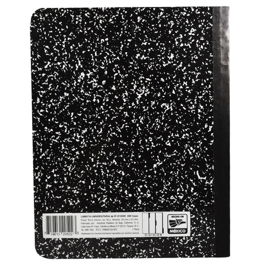 LIBRETA UNIVERSITARIA C/DIVISIONES 200 HJ 1200-D MAYORISTA PAPELERA MNK