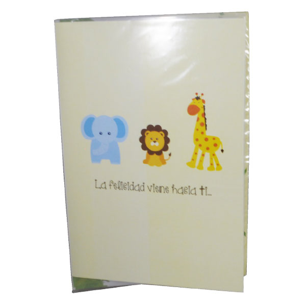 TARJETA FELICITACION BABY SHOWER CREATIVOS