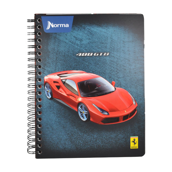 CUADERNO PROFESIONAL DOBLE ARGOLLA FERRARI 100 HJ RAYA NORMA MNK