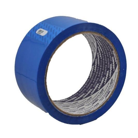 TAPE EMPAQUE AZUL 48X50 MT 090 JANEL