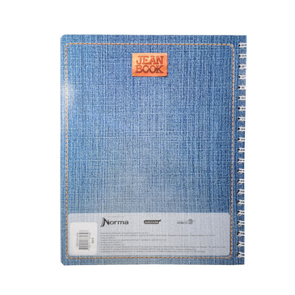 CUADERNO PROFESIONAL DOBLE ARGOLLA JEAN BOOK 200 HJ NORMA