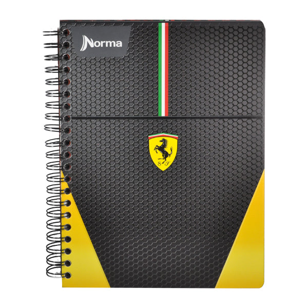 CUADERNO PROFESIONAL DOBLE ARGOLLA FERRARI 100 HJ RAYA NORMA MNK