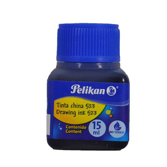 TINTA CHINA AZUL 15 ML #523 PELIKAN