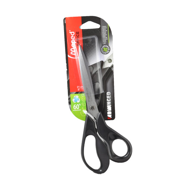 TIJERA OFICINA METALICO ADVANCED GREEN 21 CM MAPED