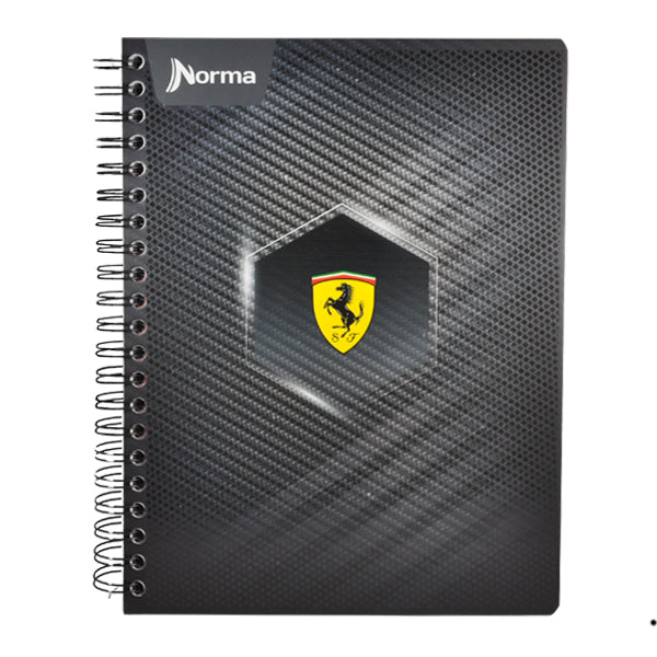 CUADERNO PROFESIONAL DOBLE ARGOLLA FERRARI 100 HJ RAYA NORMA MNK