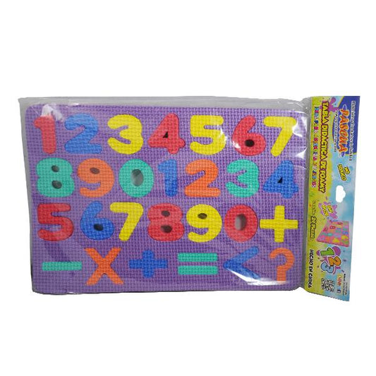 FOAMY NUMEROS PASCUA