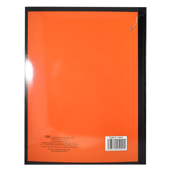 CUADERNO PROFESIONAL COSIDO ROKITA 100 HJ DOBLE RAYA 4202 MAN 8A MNK
