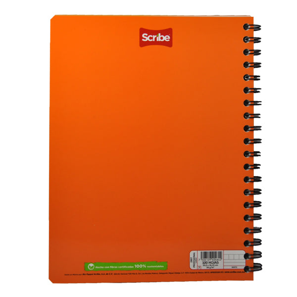 CUADERNO PROFESIONAL DOBLE ARGOLLA CLASICO 100 HJ MIXTO SCRIBE MNK