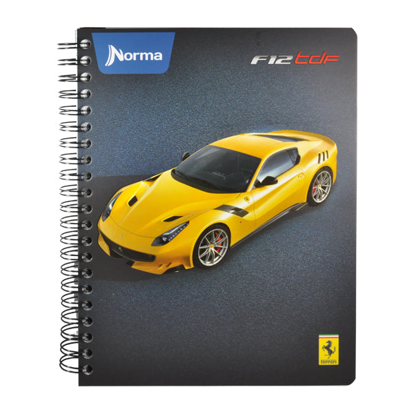 CUADERNO PROFESIONAL DOBLE ARGOLLA MULTIMATERIAS FERRARI 200 HJ RAYA NORMA MNK