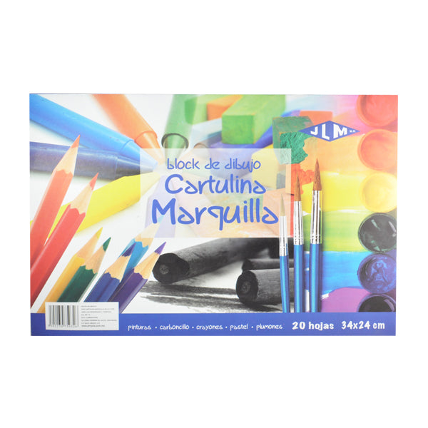BLOCK DIBUJO MARQUILLA 34X24 20 HJ 1095-1 JLM MNK