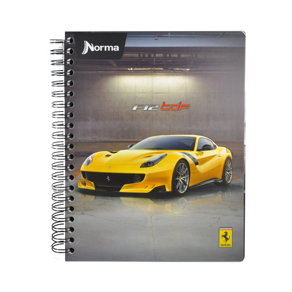CUADERNO PROFESIONAL DOBLE ARGOLLA MULTIMATERIAS FERRARI 200 HJ RAYA NORMA MNK