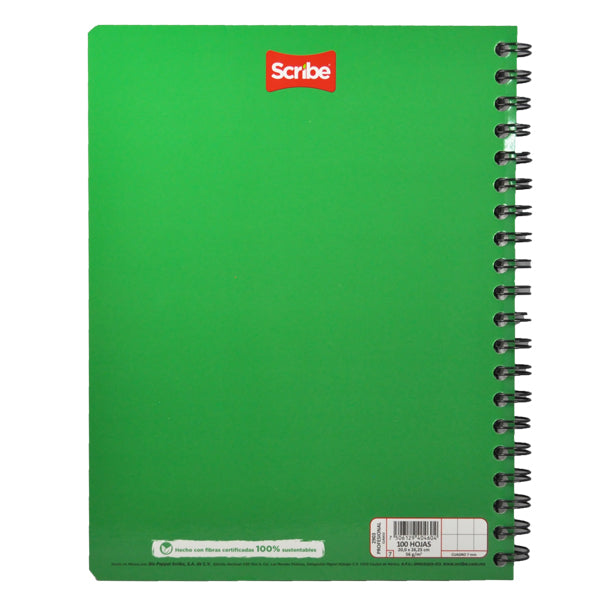CUADERNO PROFESIONAL DOBLE ARGOLLA CLASICO 100 HJ C7 SCRIBE MNK