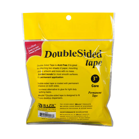 TAPE MOUNTING DOBLE CARA 25X18.3 MT BAZIC