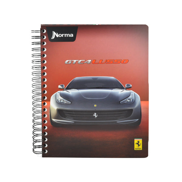 CUADERNO PROFESIONAL DOBLE ARGOLLA FERRARI 100 HJ RAYA NORMA MNK