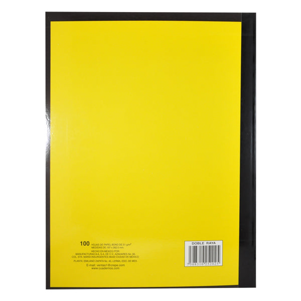 CUADERNO PROFESIONAL COSIDO ROKITA 100 HJ DOBLE RAYA 4202 MAN 8A MNK