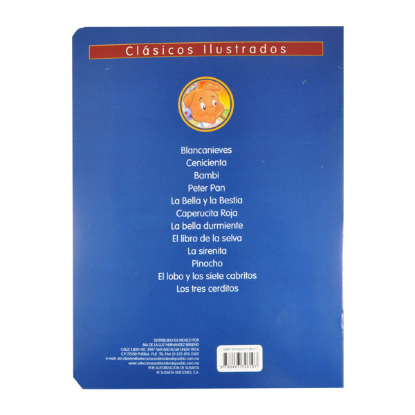 CUENTOS CLASICOS ILUSTRADO EDITORIAL PUEBLA MNK