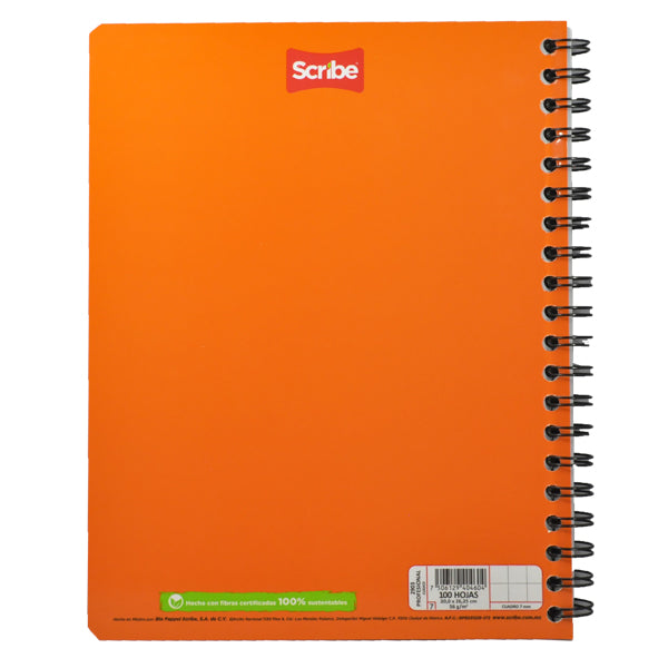 CUADERNO PROFESIONAL DOBLE ARGOLLA CLASICO 100 HJ C7 SCRIBE MNK