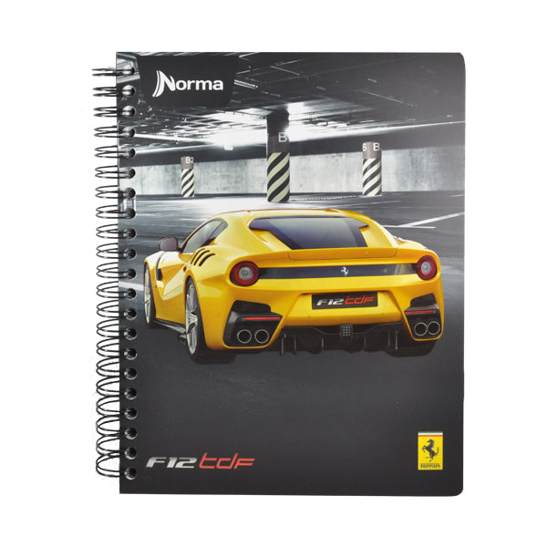 CUADERNO PROFESIONAL DOBLE ARGOLLA MULTIMATERIAS FERRARI 200 HJ RAYA NORMA MNK