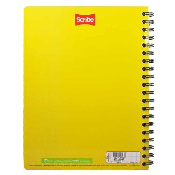 CUADERNO PROFESIONAL DOBLE ARGOLLA CLASICO 100 HJ C7 SCRIBE MNK