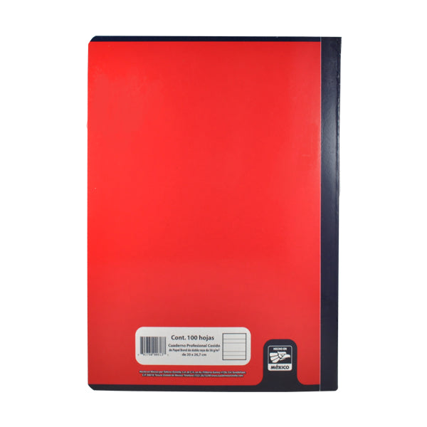 CUADERNO PROFESIONAL COSIDO 100 HJ DOBLE RAYA ESTRELLA MNK